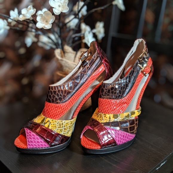 ALDO Leather Animal Print Exotic - Picture 8 of 8